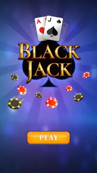 Blackjack 21: casino card game Screen Shot 0