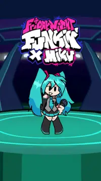 FNF vs Miku Mod - Rap Battle Screen Shot 0