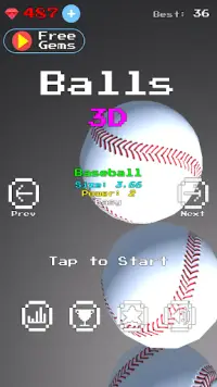 Balls 3D Screen Shot 0