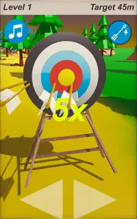 Flying Arrow Archery Game Screen Shot 1