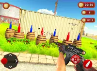 Real Bottle Shoot 3D- Game Pistol Penembak Ahli Screen Shot 0