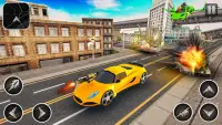 Flying Car Robot Games 3D Screen Shot 3