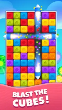 Toy Cube Crush - Tapping Games Screen Shot 1