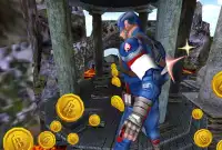 Captain Super Soldier Hero Run Screen Shot 3