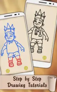 Easy Draw Subway Surfer Screen Shot 5