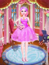Putri merah muda-Permainan Makeover Screen Shot 4