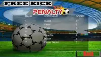 3D Penalty shot free football Screen Shot 0