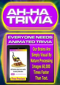 AH-HA TRIVIA, Animated Trivia - FREE PREVIEW Screen Shot 4