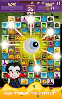 Halloween Smash - Witch Candy Match 3 Puzzle Screen Shot 18