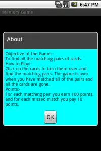 Matching Cards - Free Screen Shot 3