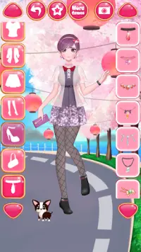 Anime Cô gái Thời trang - Trang điểm & Mặc quần áo Screen Shot 12