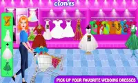 Huwelijksbruid bij winkelcomplex - bruids kledings Screen Shot 1