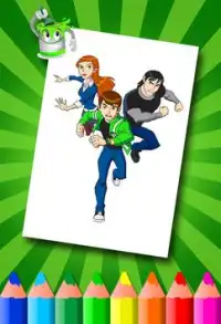 Ben 10 Colouring Book Screen Shot 2