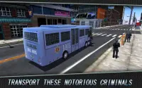 3D Police Bus Prison Transport Screen Shot 2