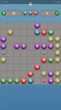 Bola warna - Color Ball Lines classic game Screen Shot 4