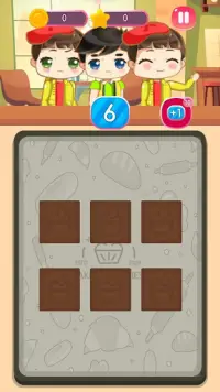 Monica's bakery - match games, match memory puzzle Screen Shot 4