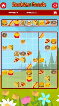 Sudoku Puzzle Foods Free Screen Shot 5