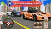 Gangster crimine Città Poliziotto Auto Sfida 2019 Screen Shot 2