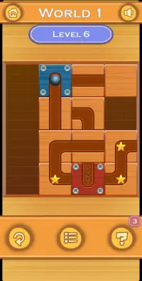 Unroll Me - Roll the ball - Sliding Puzzle Game Screen Shot 1