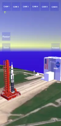 Saturn V Rocket 3D Simulation Screen Shot 4