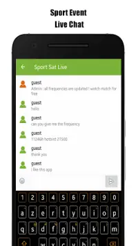 Live Sports TV Guide - Free TV Channels Frequency Screen Shot 3