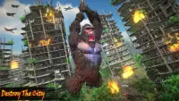 Gorilla Rampage City Attack Screen Shot 0