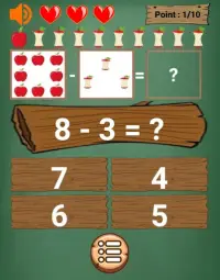 Suma y resta, Juegos de matemáticas Screen Shot 3
