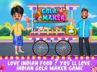 Indian Ice Gola Maker - Rainbow Ice Slush Maker Screen Shot 0