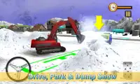 Nieve Rescate Excavadora Sim Screen Shot 3