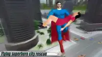 Flying Superhero: Street Fight 3D Screen Shot 0