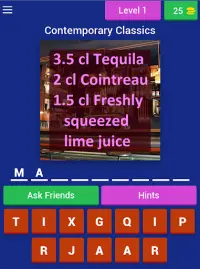 Cocktail Quiz (Bartender Game) Screen Shot 6