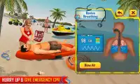 Salvavidas de la playa rescate hospital emergencia Screen Shot 0