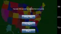 U.S.A Map Puzzle(usa puzzle) Screen Shot 2