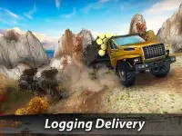 🚛Offroad Timber Truck: Sürüş Simülatörü 4x4 Screen Shot 4