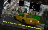 nowoczesne miasto taksówki 3d Screen Shot 8