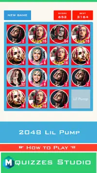 2048 Lil Pump Special Edition Game Screen Shot 1