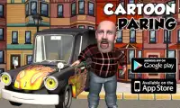 Crazy Cartoon Parking King 3D Screen Shot 0