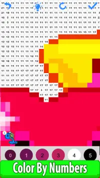 Pixly - Paint by Number,Pixel Art,Sandbox Coloring Screen Shot 4