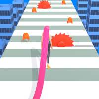 Hair Challenge rush runner makeover run 3d game