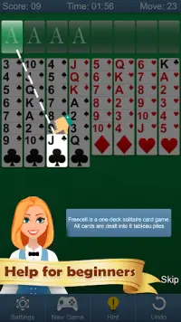 Freecell Solitaire - classic card game ♣️♦️♥️♠️ Screen Shot 2