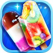 Rainbow Ice Pops & Ice Cream Trò chơi nấu ăn