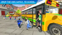 virtual niño alto colegio autobús motor simulador Screen Shot 3