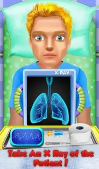 Polmoni Dottore Surgery Simulator: reale Hospital Screen Shot 7