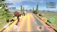 Robot Racer :  Battle on Highway Screen Shot 8