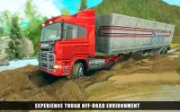 Off-Road USA Trucker Muddy Driving: Heavy Cargo Screen Shot 1