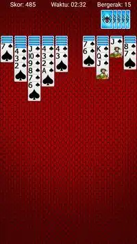 Spider Solitaire Offline Free Screen Shot 1