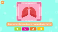 Human Body Parts Learning for Kids-Preschool Games Screen Shot 2