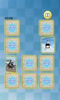 Helicopter Memory Game Screen Shot 2