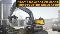 Heavy Excavator Crane Construction Simulator Screen Shot 0