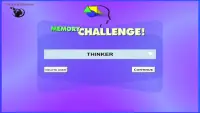 Memory Challenge! Screen Shot 0